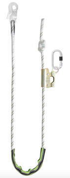 2m or 4m Adjustable Work Positioning Grip Adjusting Lanyard - 12mm Rope