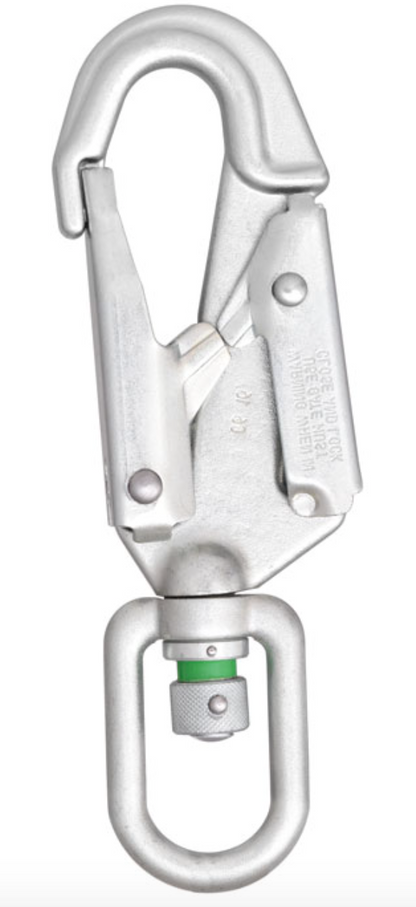 Alloy Steel Swivel Snap Hook with Load Indicator - Gare Opening 20mm - 23kN