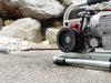 RUNPOTEC - 230V Capstan Winch CW 800 E Including Steel Trolley Mounting Rail And Strap - Max Pulling Force 800kg in use