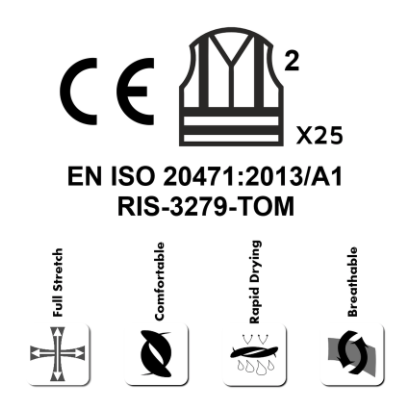 STEIN - X25 VENTOUT Hi-Viz T-Shirt Short Sleeve - Yellow - Assorted Sizes