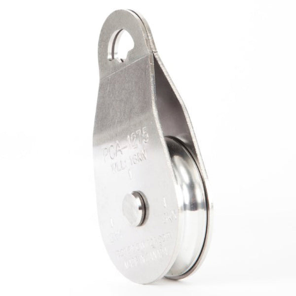 Single Swing Side Pulley Sheave 76mm (Snatch Block for 10mm Rope) from RiggingUK