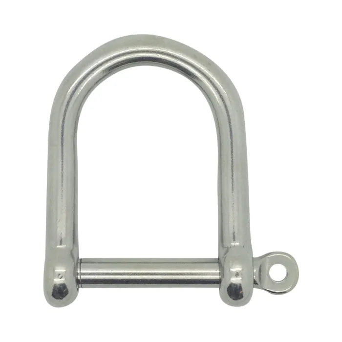 Stainless Steel AISI 316 Captive Pin Wide Jaw Dee Shackle from RiggingUK
