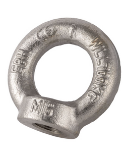  Stainless Steel Load Rated Eyenut - AISI 316