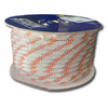Stein 12mm 50m PE Pulling Rope - White with orange fleck