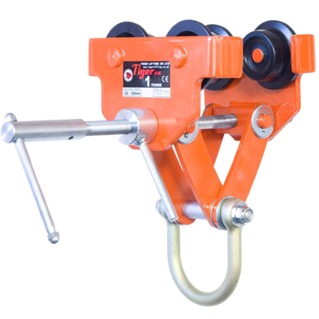 TIGER ADJUSTABLE PLAIN TROLLEY TYPE APT (with lockable adjustment to spindle bar) from RiggingUK