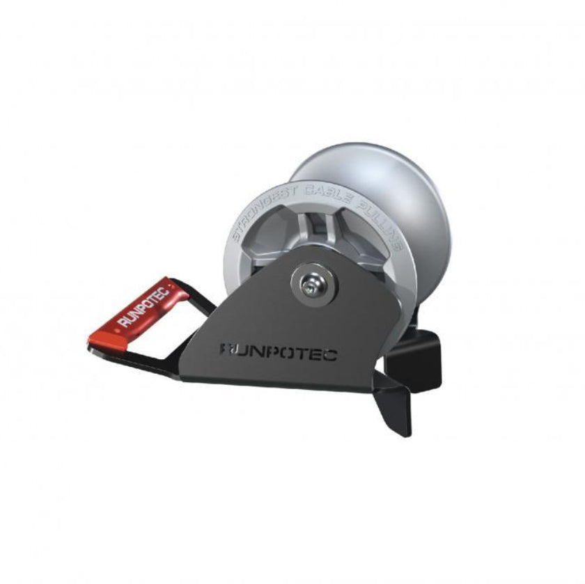 RUNPOTEC Grey and Black Cable Guide Roller – Shaft Inside Edge