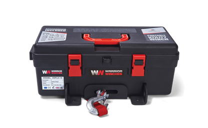 Trojan Portable Utility 12v (1814kg) Winch with Synthetic Rope