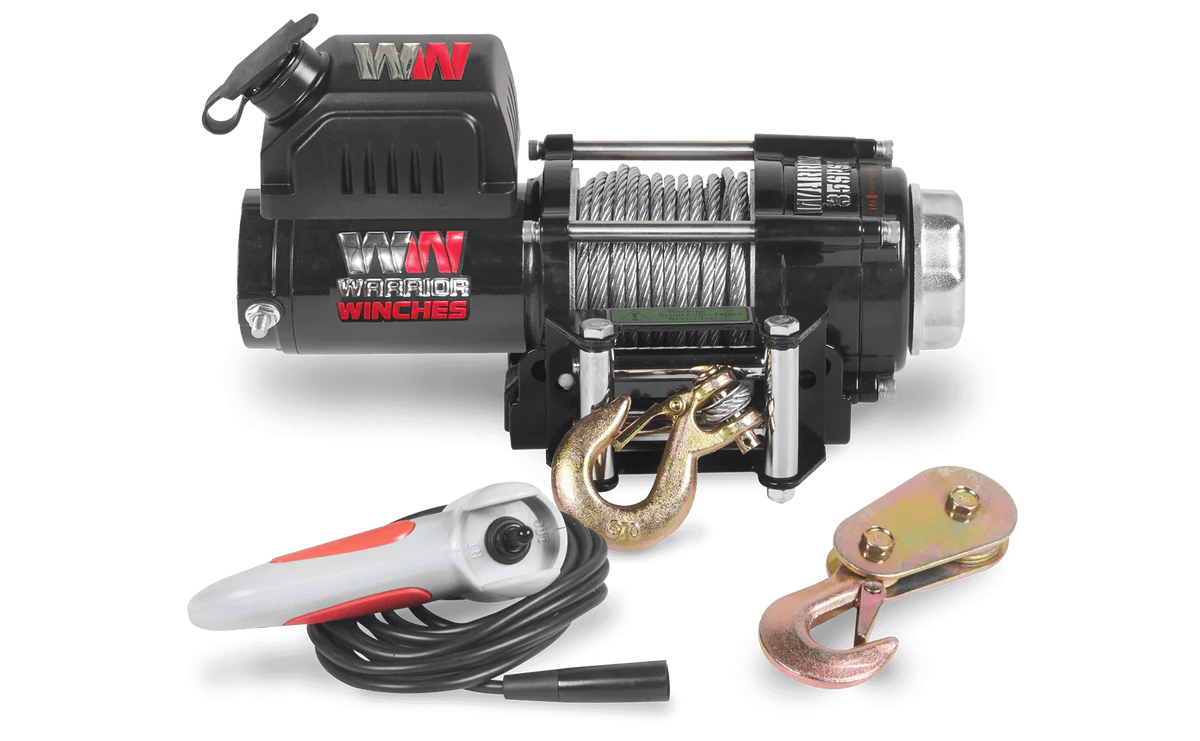 Ninja 3500 (1588Kg) Electric Winch with Steel Cable with Accessories