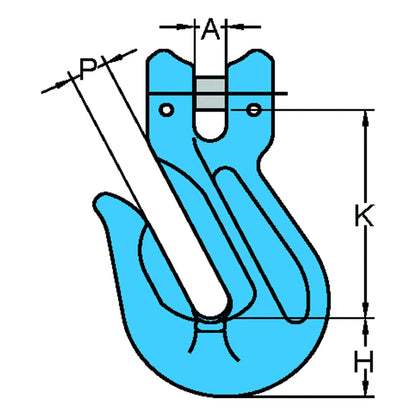 YOKE Grade 100 Clevis Grab Hook