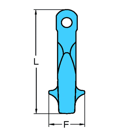 YOKE Grade 100 Clevis Grab Hook