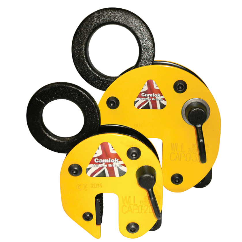 Camlok 92-3000kg Hook Ring Plate Clamp with Safety Lock