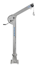 SD250 SST - 250kg Stainless Finish Swivel Hoisting Davit (Built in winch with 13m Cable) SD250 SST Stainless Finish Davit and Stainless Socket Base