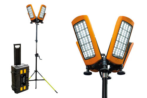 StratoStar - 115000 Lumens - 18Ah - Rechargeable Tower Floodlight