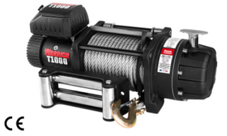  T-1000 Severe Duty Military Winch - 22,000 lb 12V & 24V- complete with Steel Rope 12V