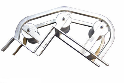 Lead in Triple Manhole Cable Roller