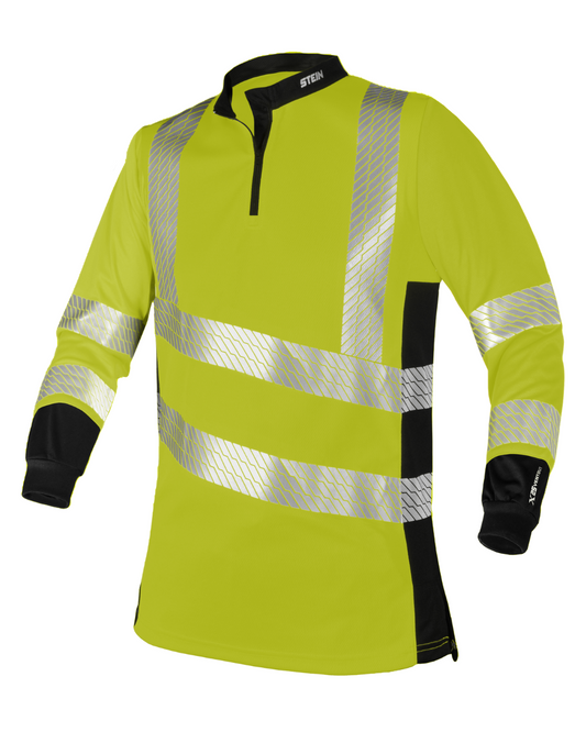 STEIN - X25 VENTOUT Hi-Viz T-Shirt Long Sleeve - Yellow - Assorted Sizes XL