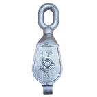 Galvanised Malleable Iron GMI Pulley Block - Double - Swivel Oval Eye 6