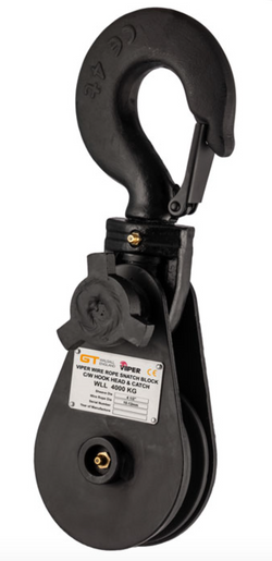  GT Viper Wire Rope Snatch Block Hook Head