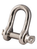 Cartec Grade 6 AISI 316L Dee Shackle with Screw Collar Pin 13t