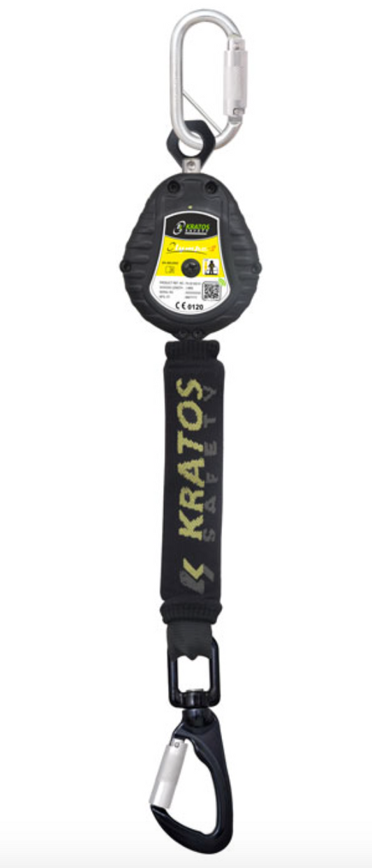 Kratos - 1.8m Olympe-S Retractable Webbing Fall Arrest Block 1.8m