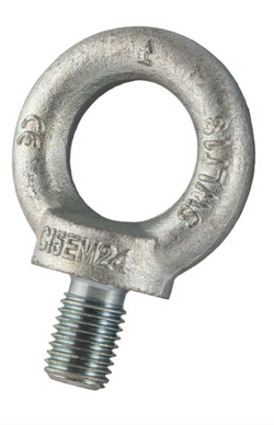  Mild Steel Electro Galvanised Eyebolt 36mm / 5.1t