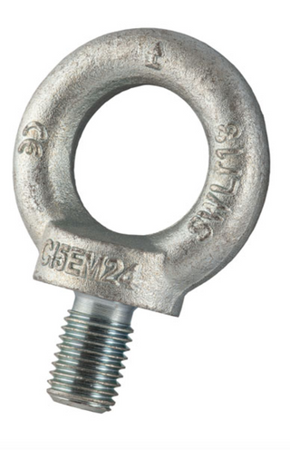  Mild Steel Electro Galvanised Eyebolt 36mm / 5.1t
