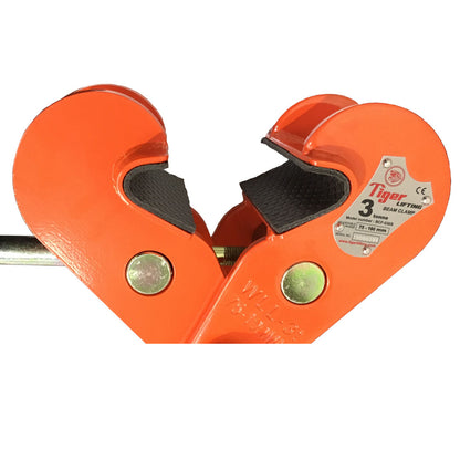 Orange Tiger Fixed Jaw Heavy Duty Beam Clamp with Shackle - Type BCF