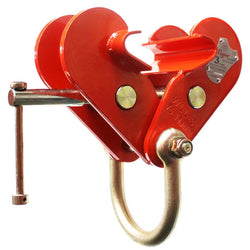 Tiger Fixed Jaw Beam Clamp with Shackle - 1t to 30t - Type BCF