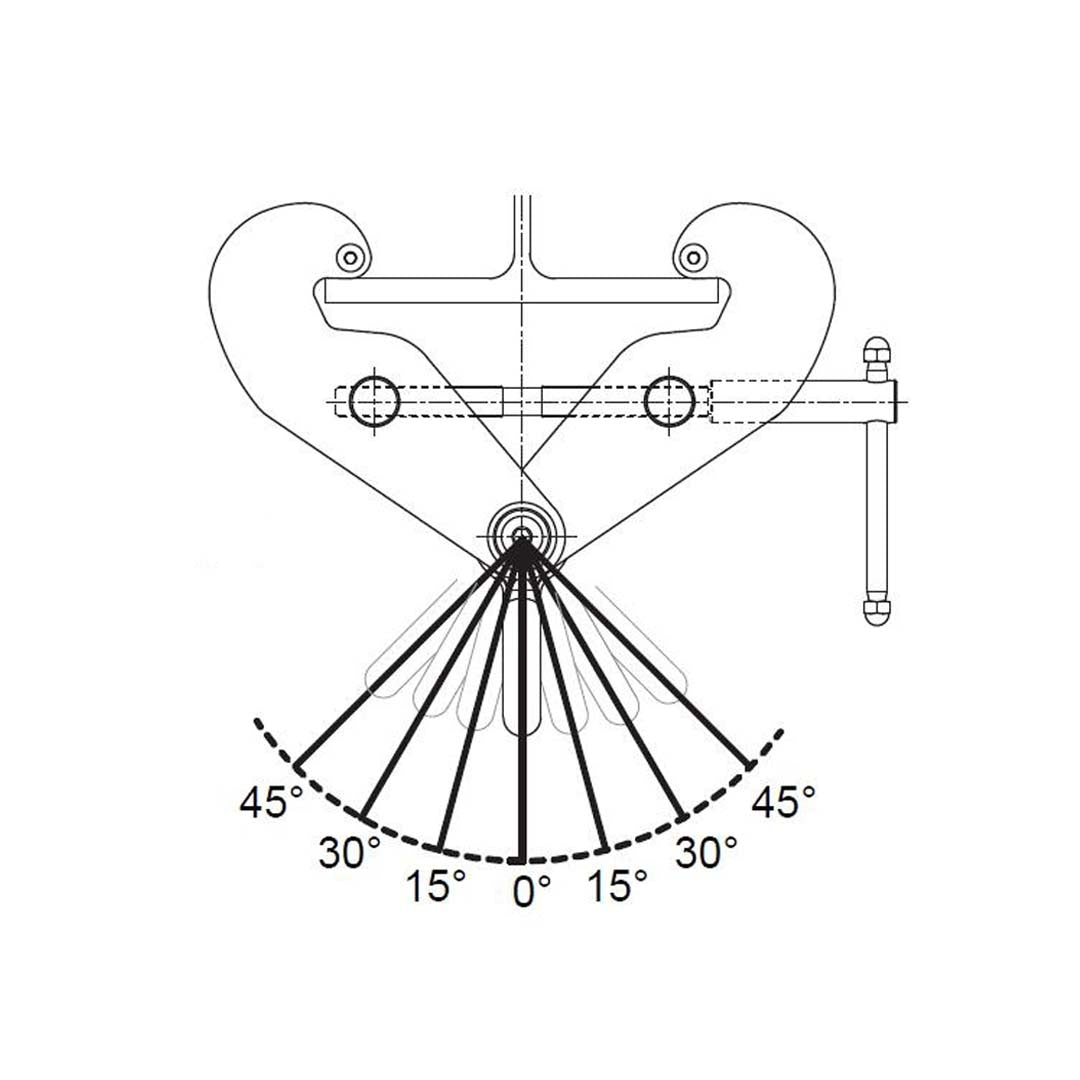 Tiger BCS Beam Clamp with Shackle - 1t to 10t