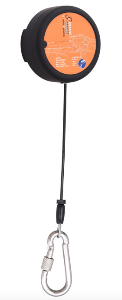 Kratos - Retractable Connecting Tool Lanyard - Max 5kgs 1.2m