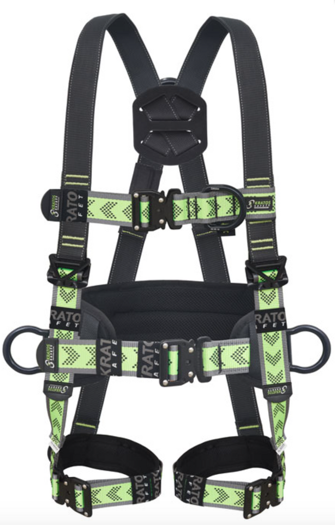 Kratos - Seed Air 4 Point Elasticated Full Body Harness L-XXL