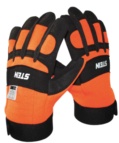 STEIN Chainsaw Gloves, Velcro Cuff - Left Hand Protection - Assorted Sizes 8