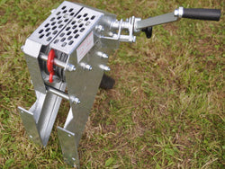  Trailer Winch 3T Vertical Mount with Hook & 8mm 12m Wire Rope