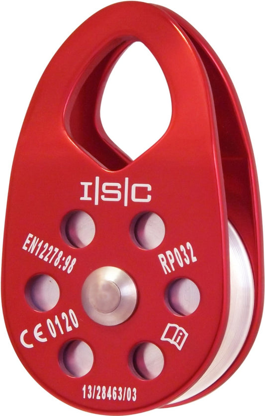 ISC Medium Single Eiger Pulley - MBS 36kN - Max Rope Dia 13mm