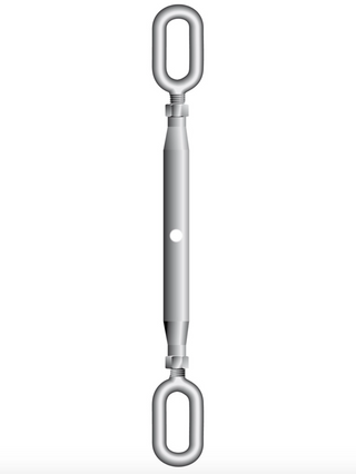  Closed Body Rigging Screw Eye/Eye 48mm / 11.0t