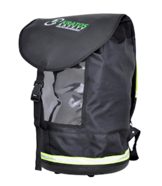 Large Cylindrical PVC Backpack 58L