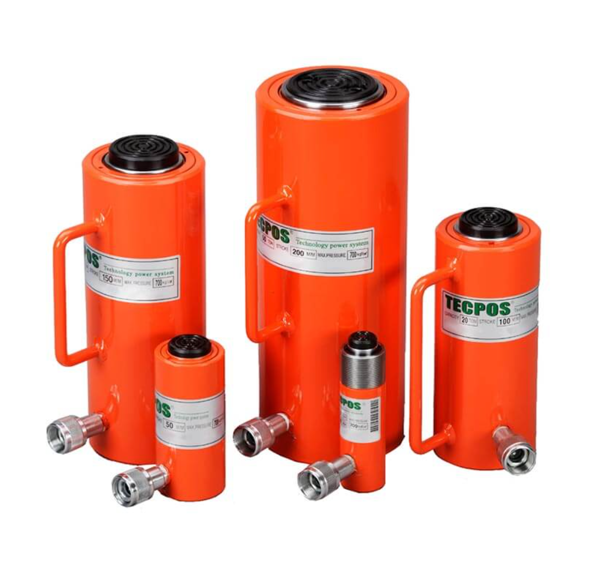 Tecpos Single Acting Cylinder - TS Series 100t / 150mm / 1991cc