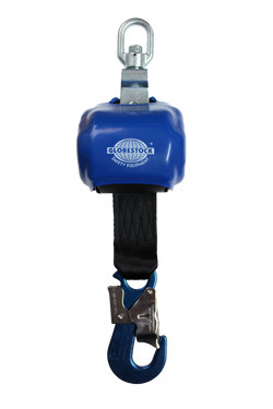  Globestock AUTOREEL 140kg Fall Arrest Webbing Block - SRL with Scaffold Karabiner 2.5m Webbing