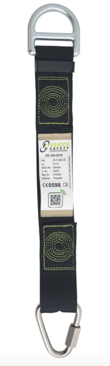 Kratos - Removable Extension Strap with D Ring 0.41m