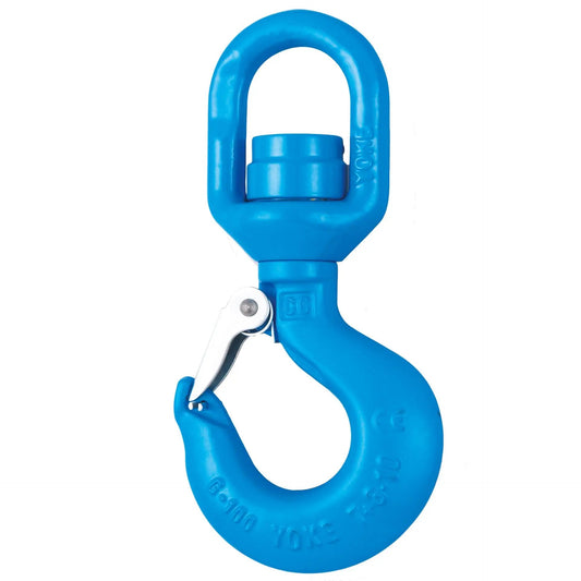 YOKE X-157N Grade 100 Swivel Bearing Hoist Hook 10t