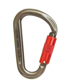  ISC HMS Screwgate Aluminium Karabiner - MBS 27kN - Anodised Finish