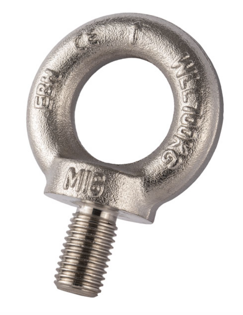 Stainless Steel Load Rated Eyebolt - AISI 316 0.34t / 12mm