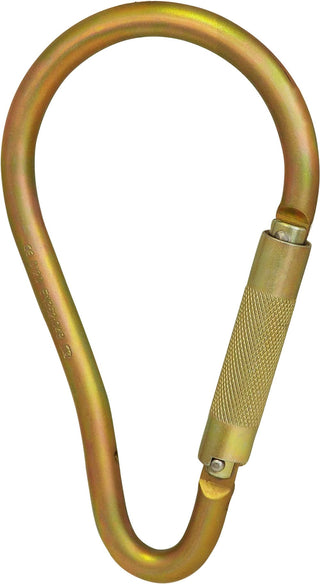  ISC Pear Scaffold Hook Connector - Twistlock (2-Way) - MBS 35kN - Zinc Plated