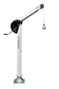 SD125 GR - 125kg Swivel Hoisting Davit (Built in winch with 13m Cable) GR Painted Finish Davit & Zinc Socket Base
