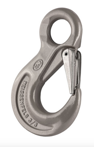  KITO - Grade 10 Eye Sling Hook with Safety Catch to BS-EN 1677-2