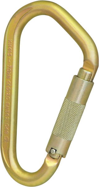  ISC Large Iron Wizard Supersafe (3-way) Steel Karabiner - MBS 70kN - Zinc Plated