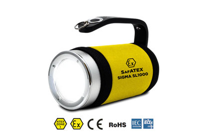Sigma RSL 1000 - 890 Lumens - Zone 0 - Rechargeable ATEX Searchlight