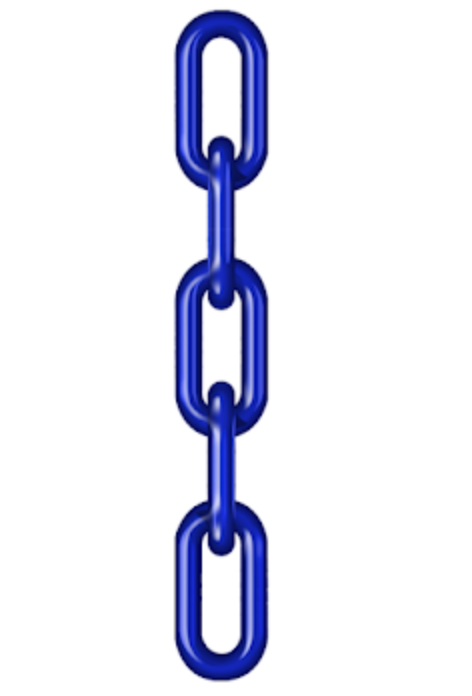 Grade 80 Long Link Fishing Chain  (Sold By the Meter) Ø16mm x 100mm Inside Length