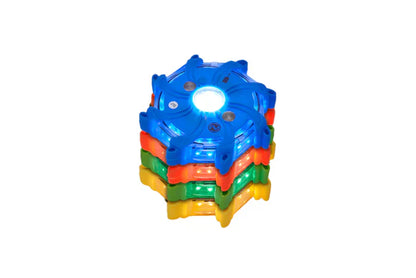 Pulsar Pro Rechargeable Hazard Warning Light by NightSearcher in Blue, Red, Green and Yellow