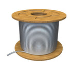 7x19 Galvanised Steel Wire Rope - 100m Reels